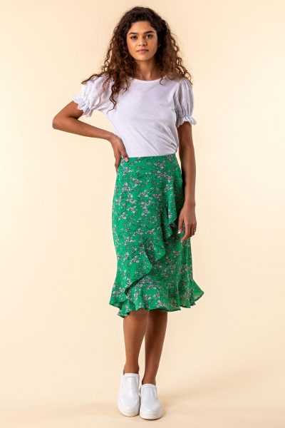 Roman Green Skirt